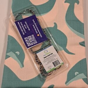 Dolphin Themed Fabric Shower Curtain And Shower Rings